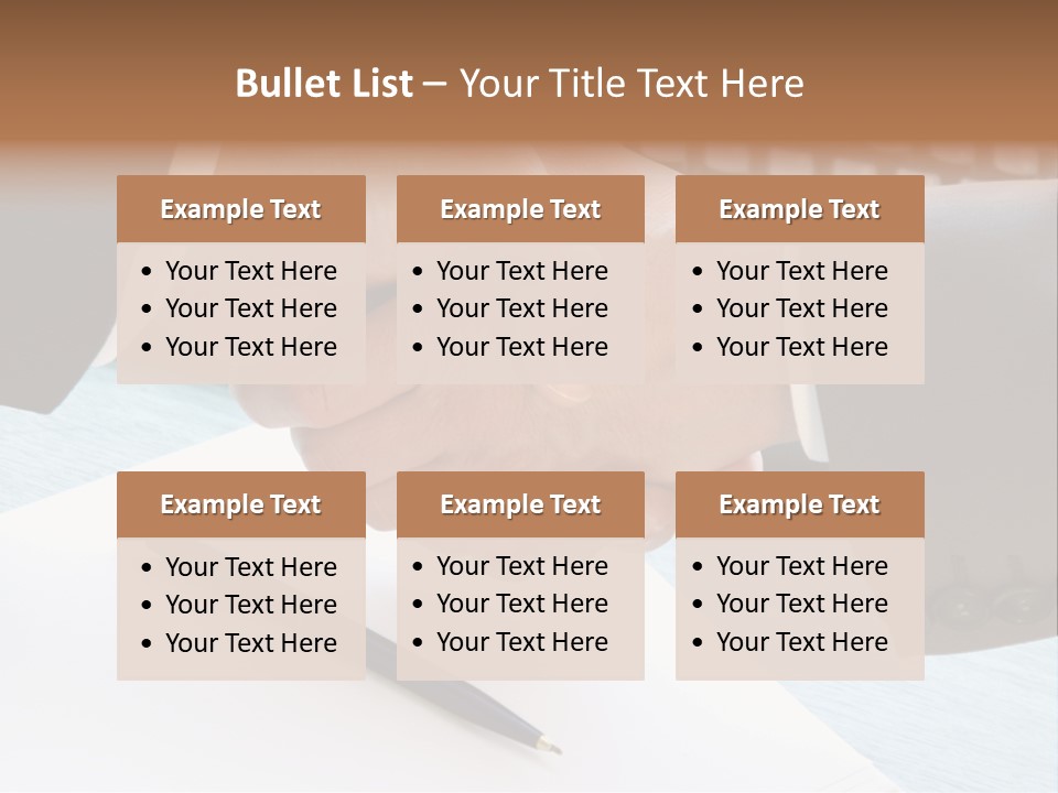 Greeting Human Male PowerPoint Template