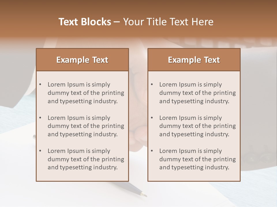 Greeting Human Male PowerPoint Template