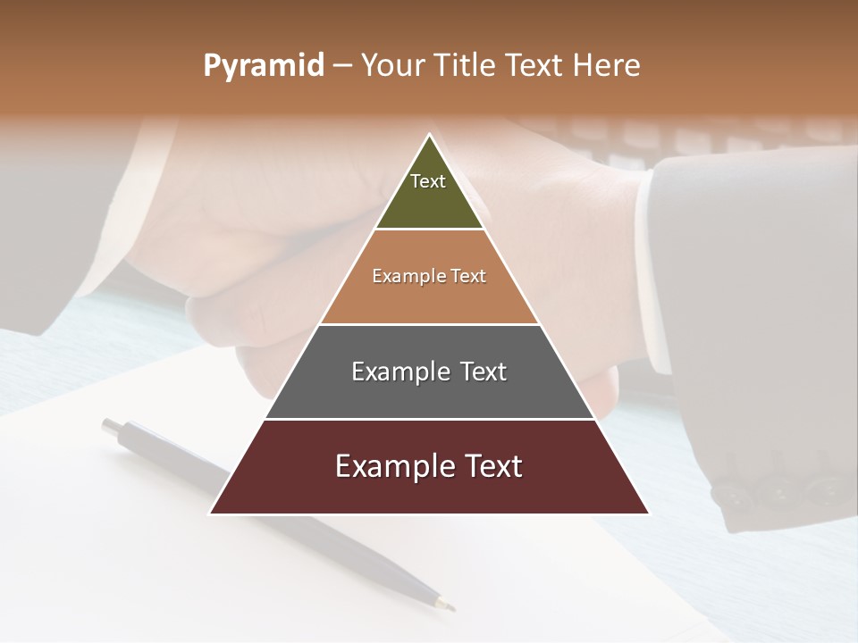 Greeting Human Male PowerPoint Template