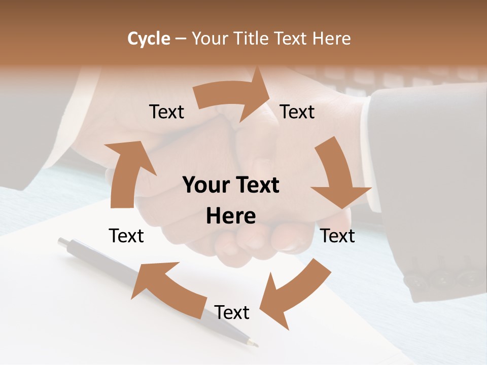 Greeting Human Male PowerPoint Template