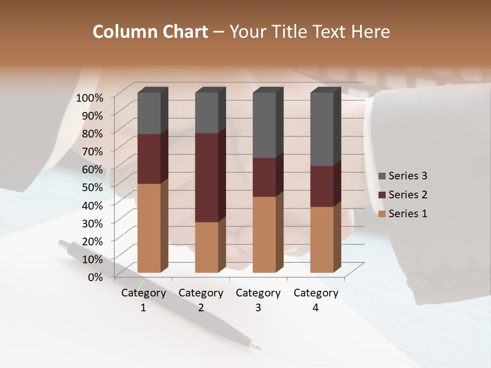 Greeting Human Male PowerPoint Template