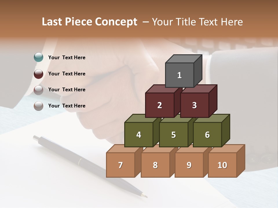 Greeting Human Male PowerPoint Template