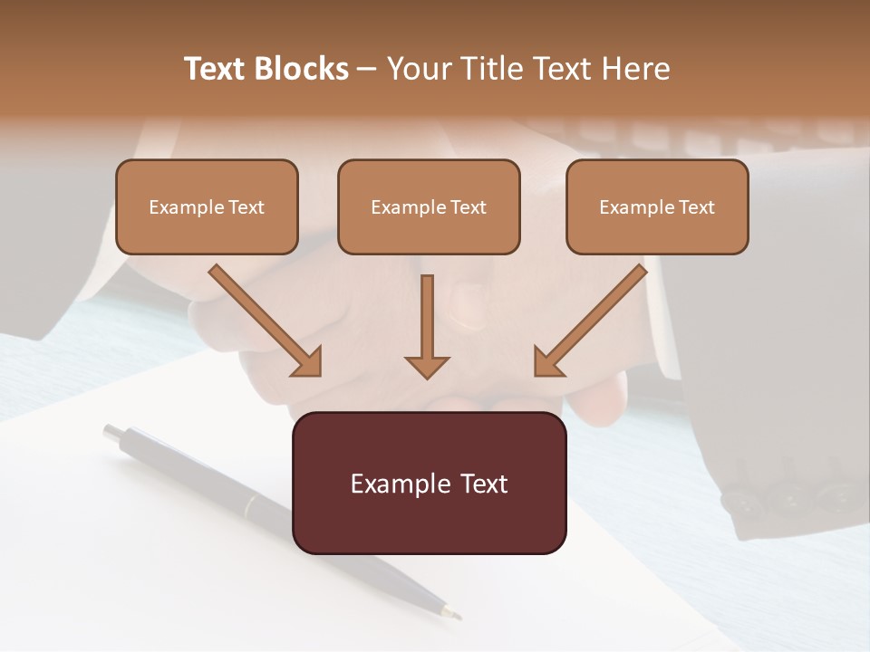 Greeting Human Male PowerPoint Template