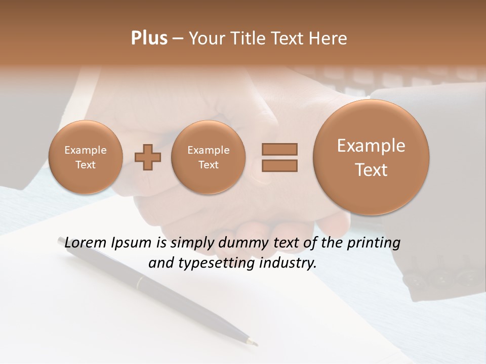 Greeting Human Male PowerPoint Template