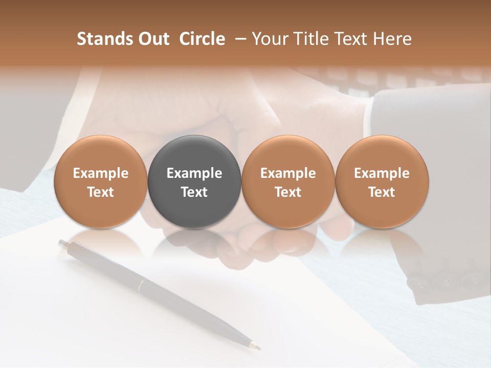 Greeting Human Male PowerPoint Template