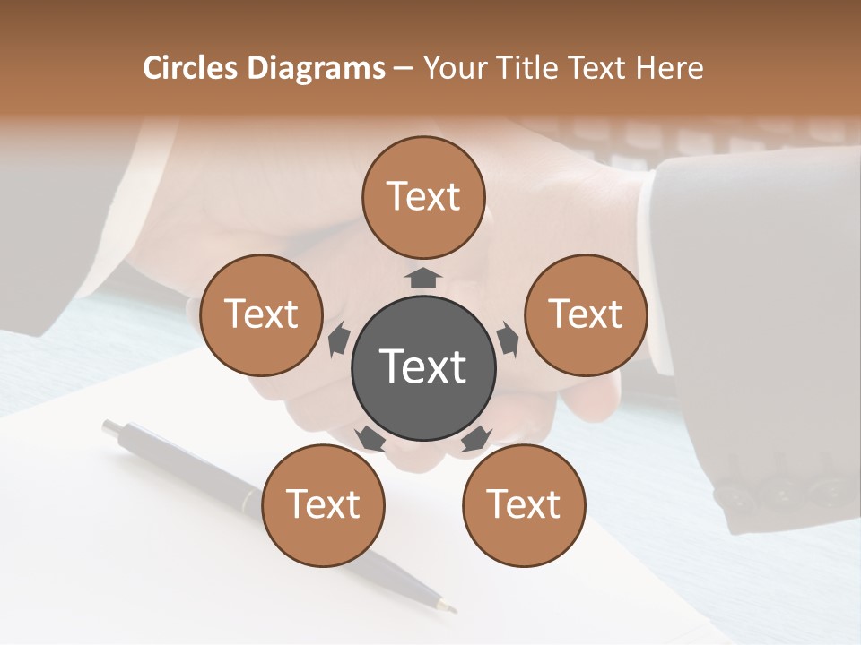 Greeting Human Male PowerPoint Template