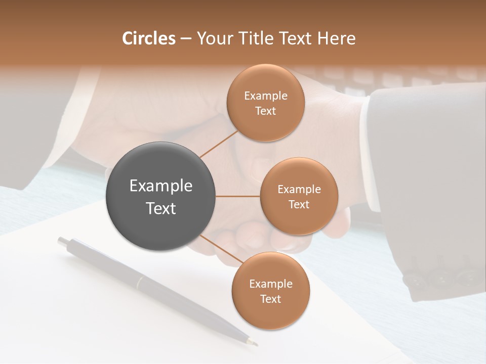 Greeting Human Male PowerPoint Template
