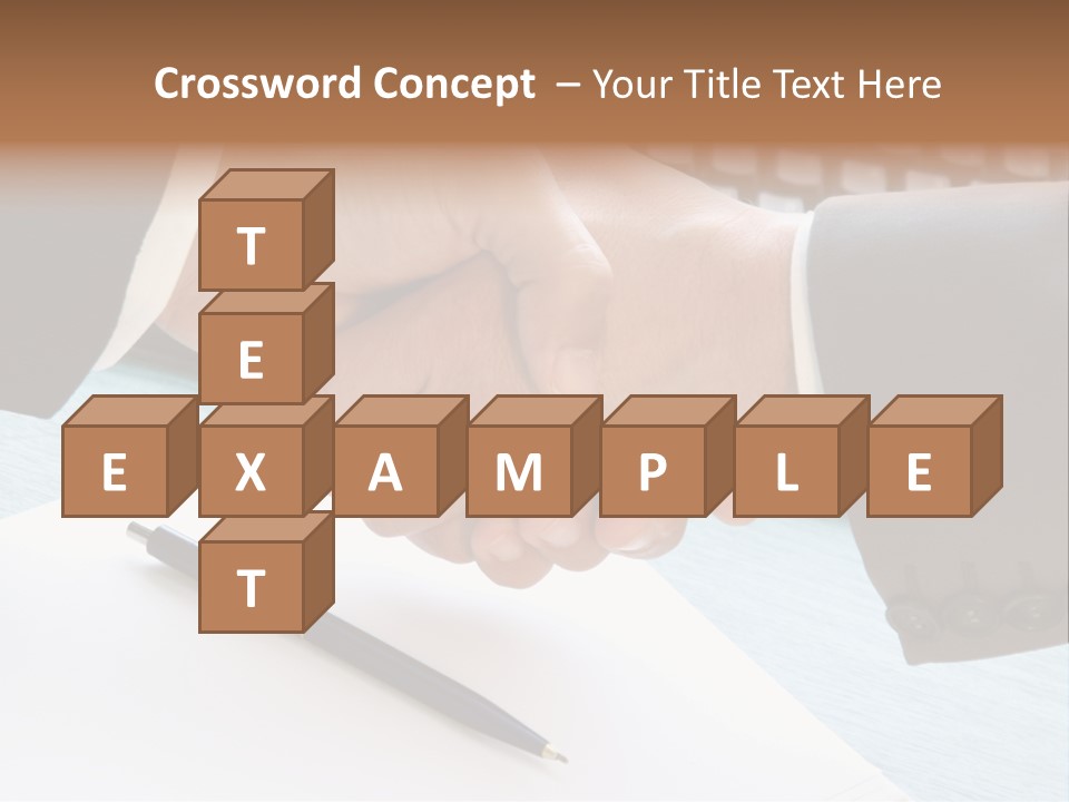 Greeting Human Male PowerPoint Template