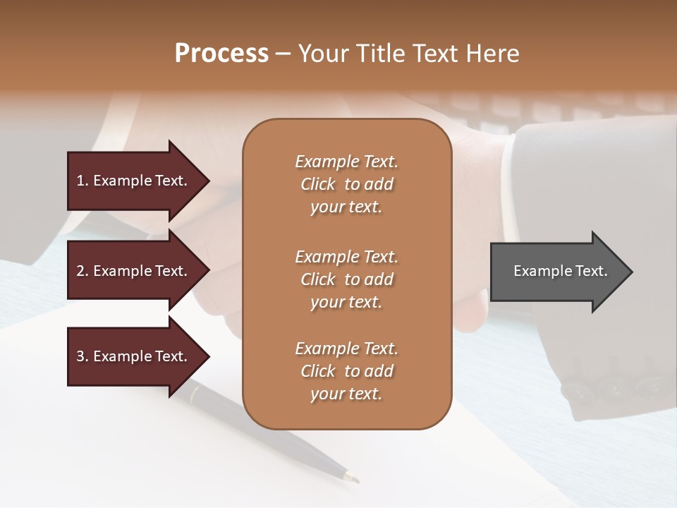 Greeting Human Male PowerPoint Template