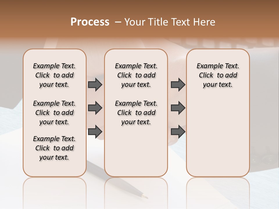 Greeting Human Male PowerPoint Template