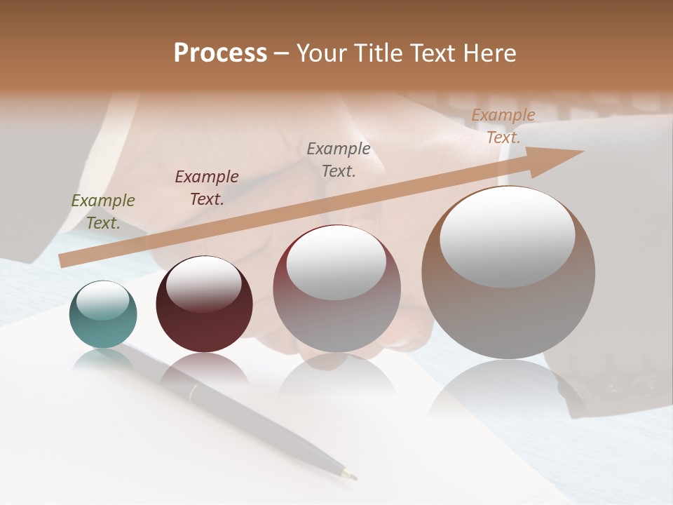 Greeting Human Male PowerPoint Template