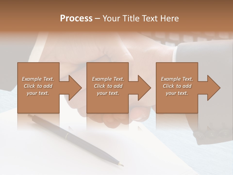 Greeting Human Male PowerPoint Template