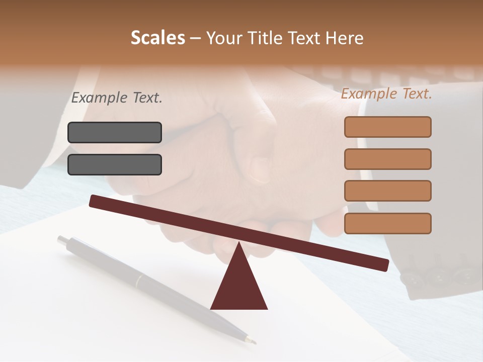 Greeting Human Male PowerPoint Template