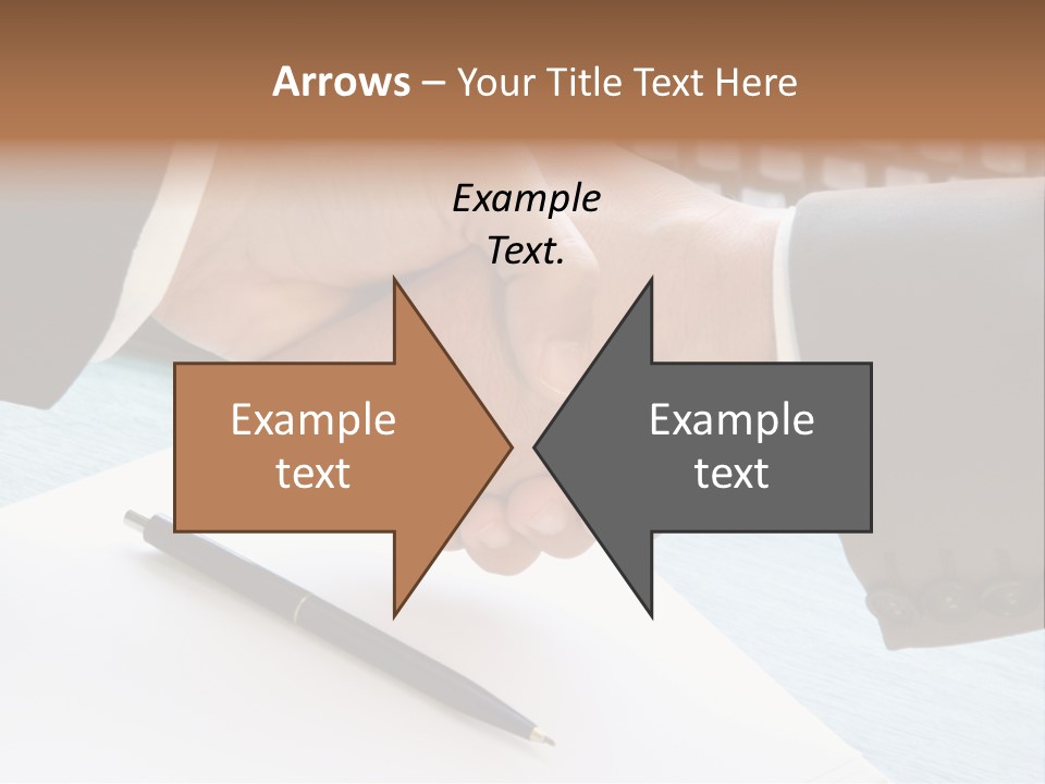 Greeting Human Male PowerPoint Template