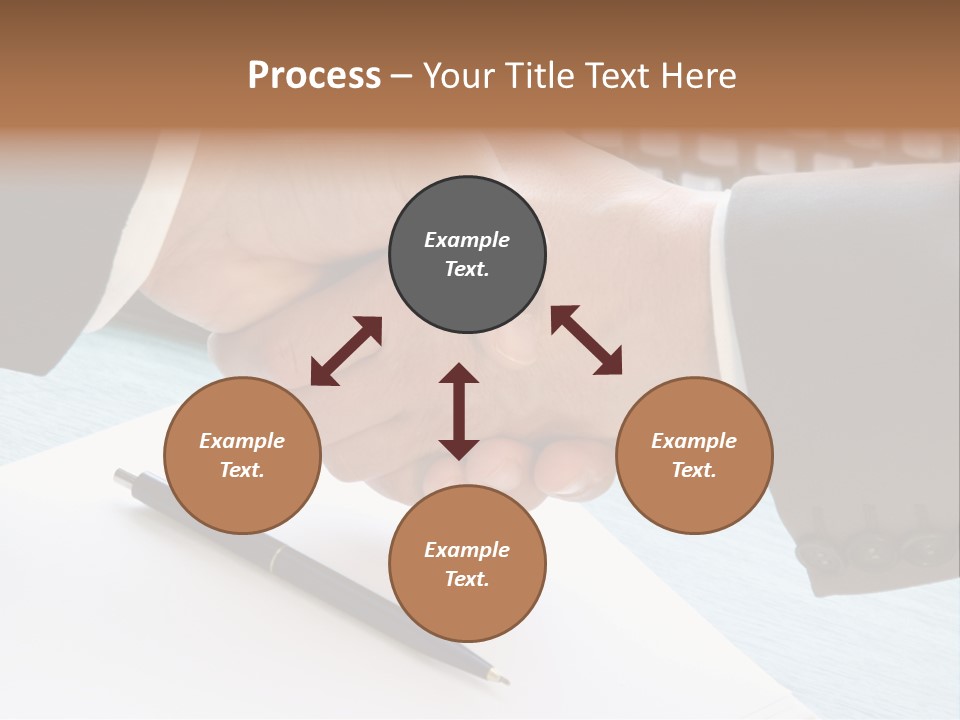 Greeting Human Male PowerPoint Template