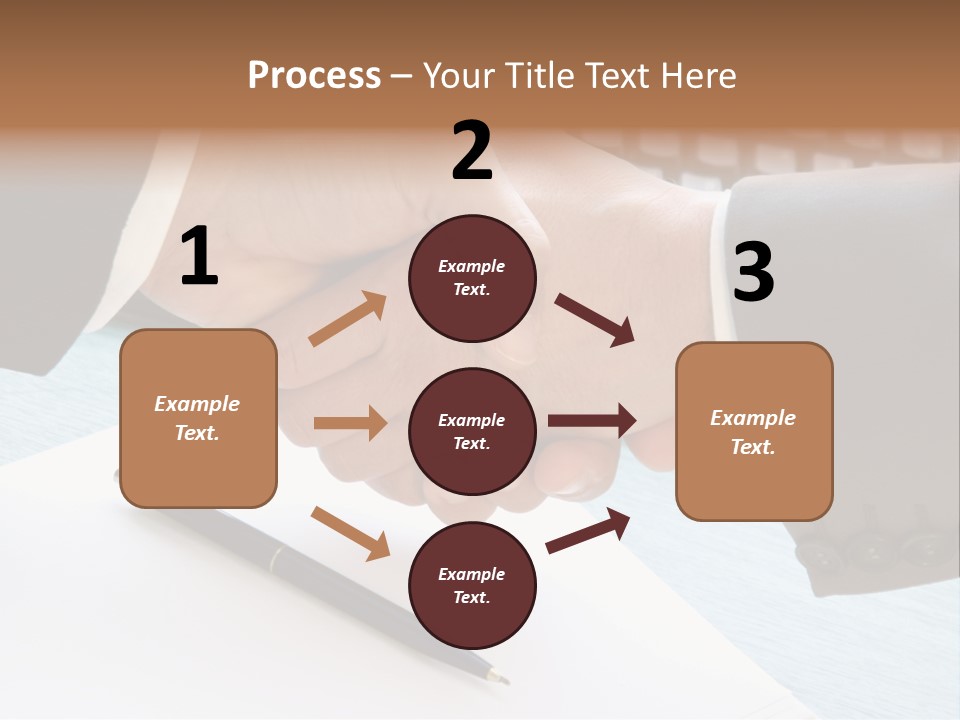 Greeting Human Male PowerPoint Template