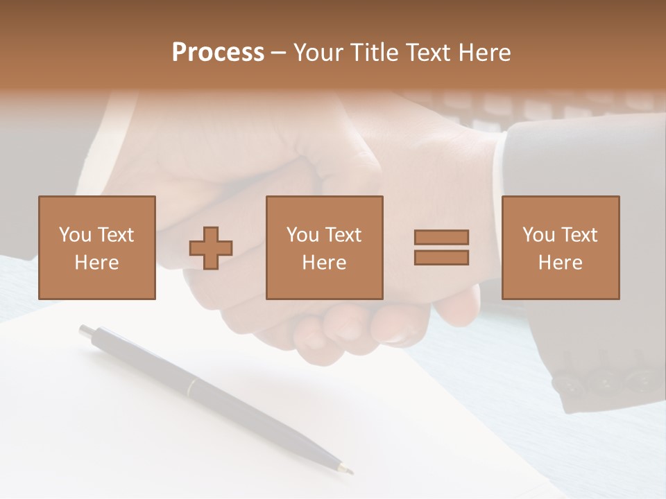 Greeting Human Male PowerPoint Template