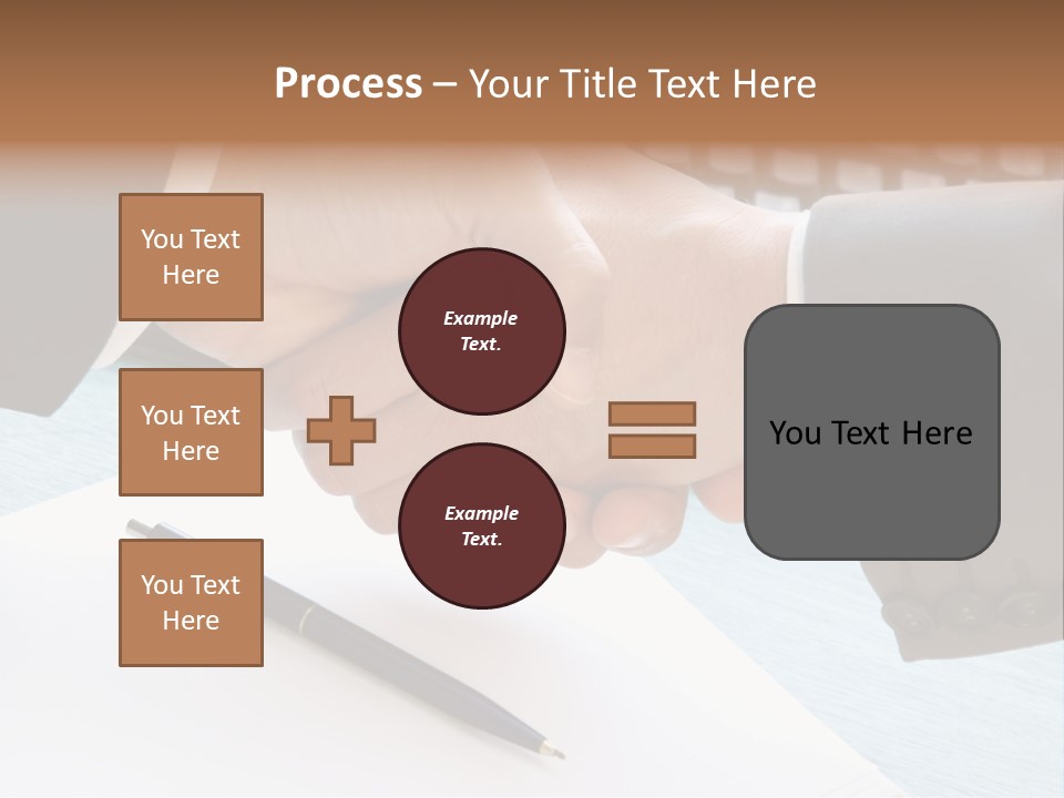 Greeting Human Male PowerPoint Template