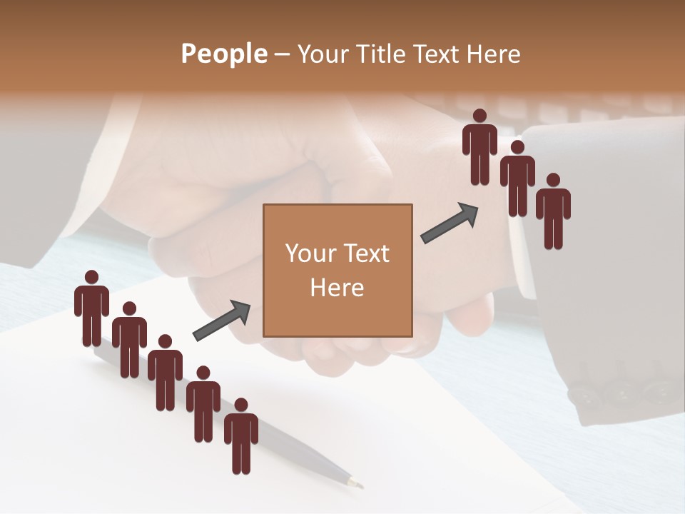 Greeting Human Male PowerPoint Template