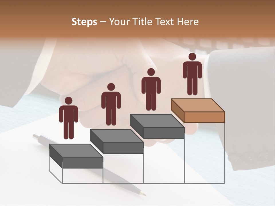 Greeting Human Male PowerPoint Template