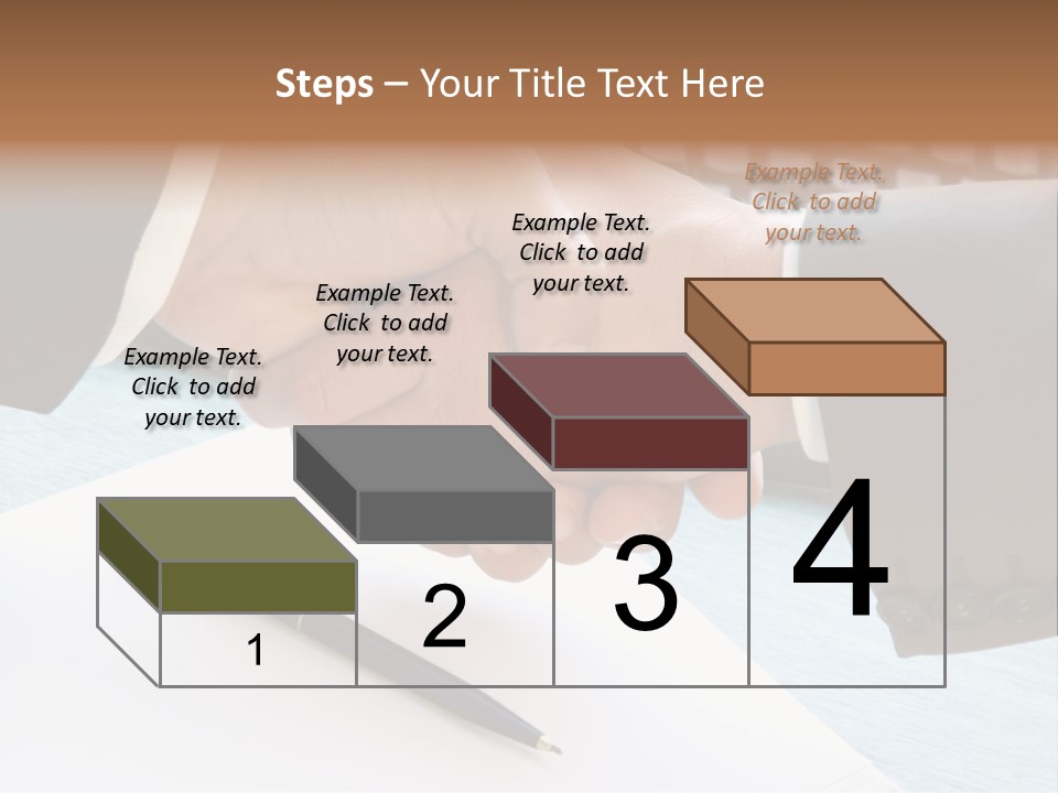 Greeting Human Male PowerPoint Template