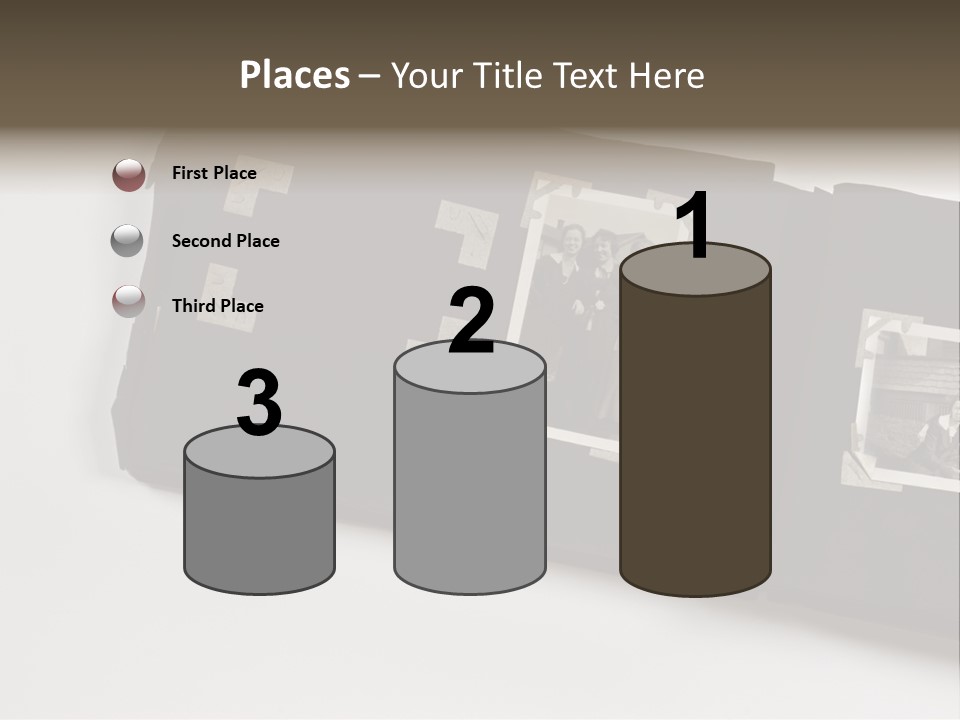 Photo Female Antique PowerPoint Template