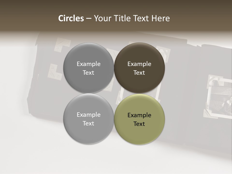 Photo Female Antique PowerPoint Template