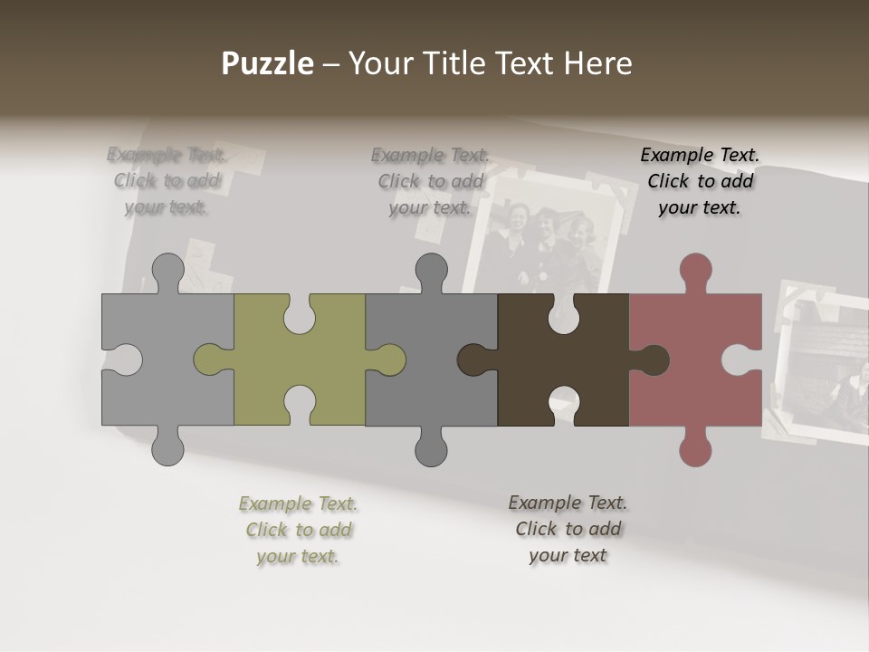 Photo Female Antique PowerPoint Template