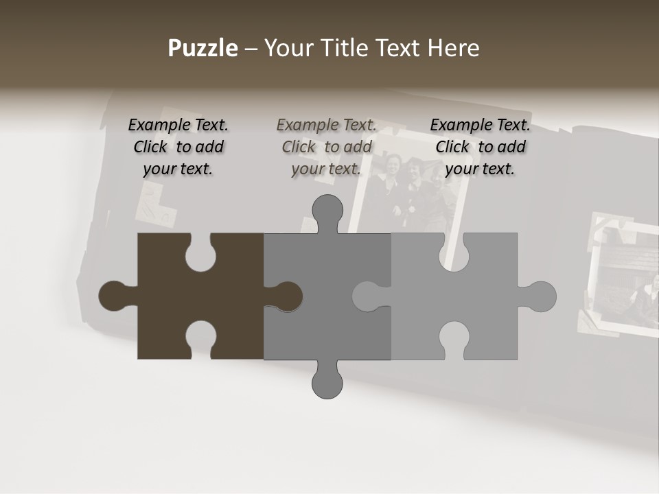 Photo Female Antique PowerPoint Template