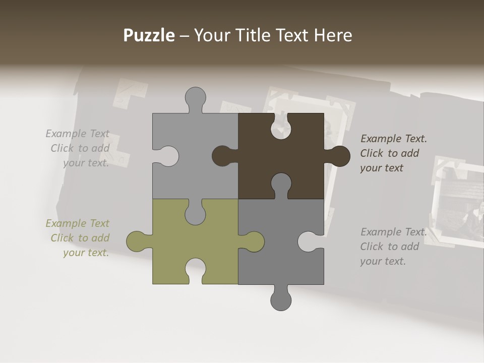Photo Female Antique PowerPoint Template