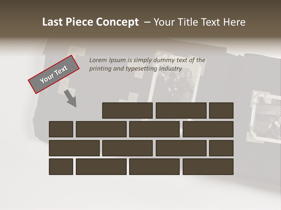 Photo Female Antique PowerPoint Template