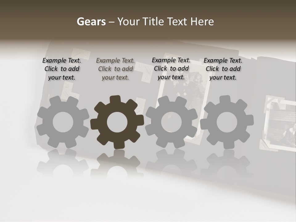 Photo Female Antique PowerPoint Template