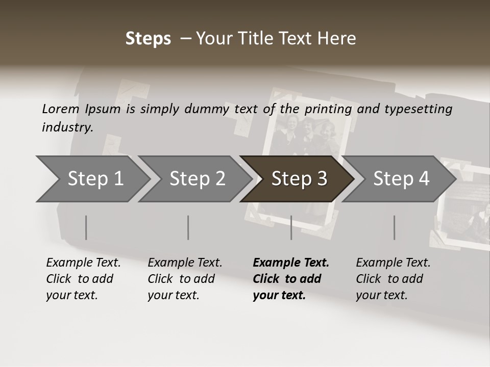 Photo Female Antique PowerPoint Template