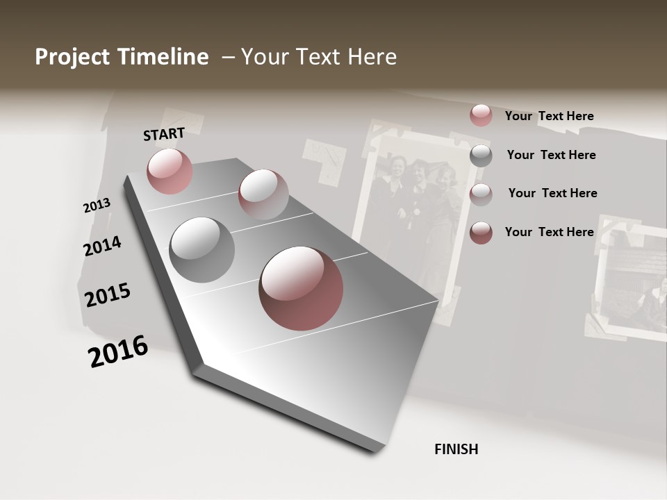 Photo Female Antique PowerPoint Template