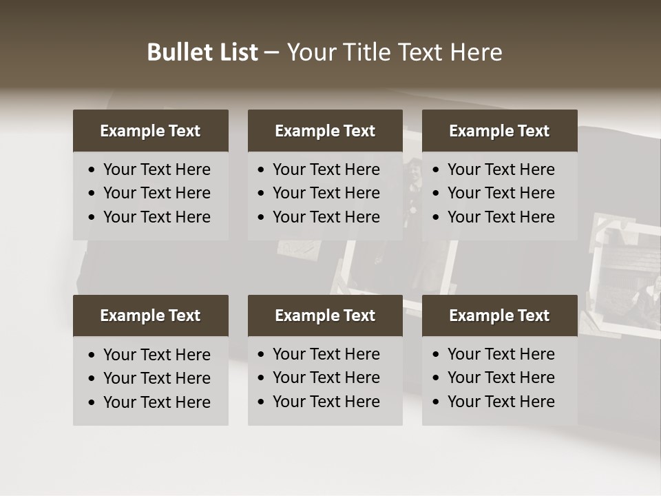 Photo Female Antique PowerPoint Template