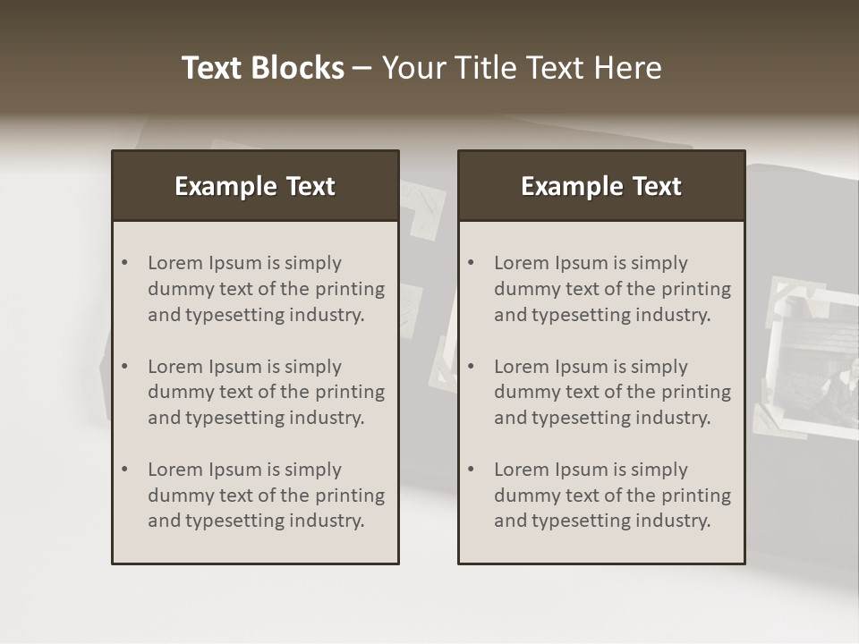 Photo Female Antique PowerPoint Template