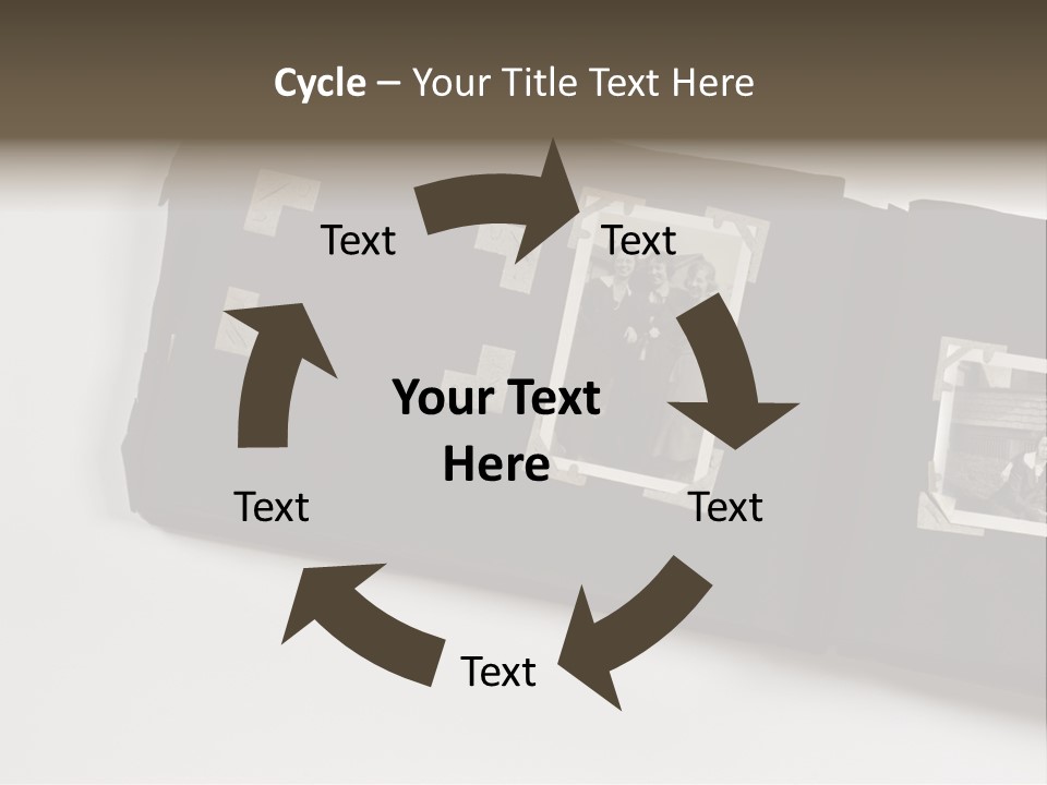 Photo Female Antique PowerPoint Template