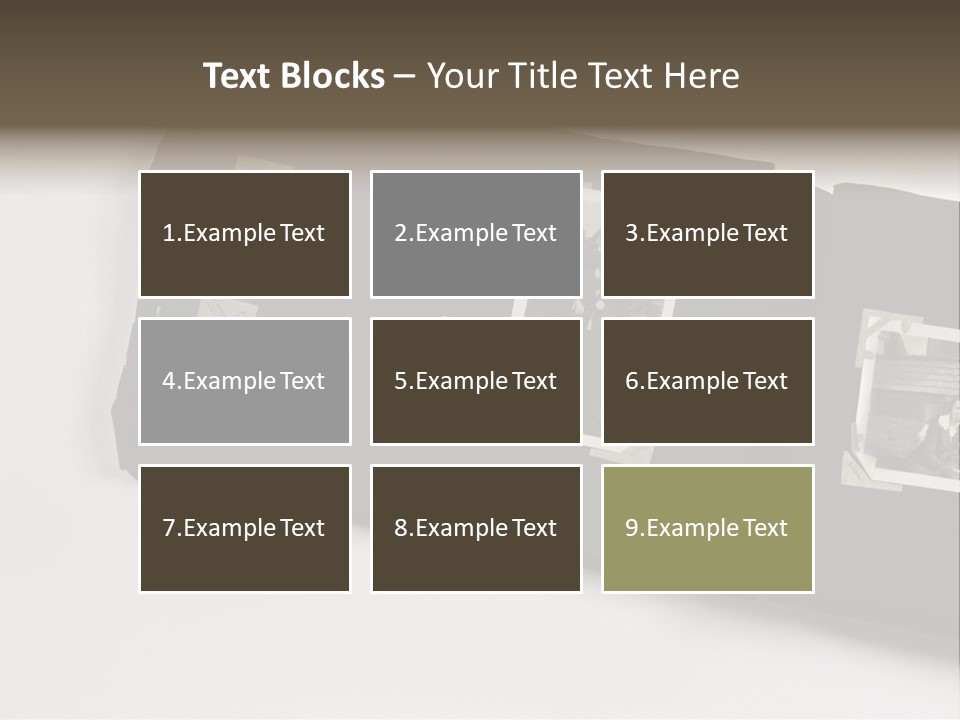Photo Female Antique PowerPoint Template