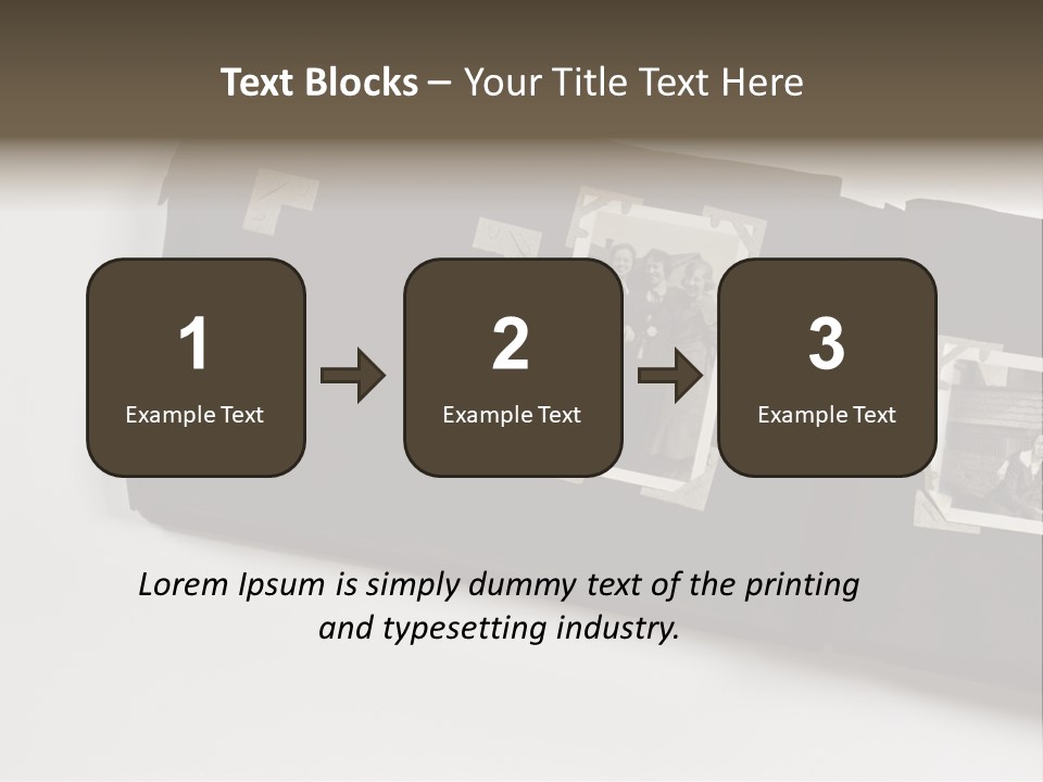 Photo Female Antique PowerPoint Template
