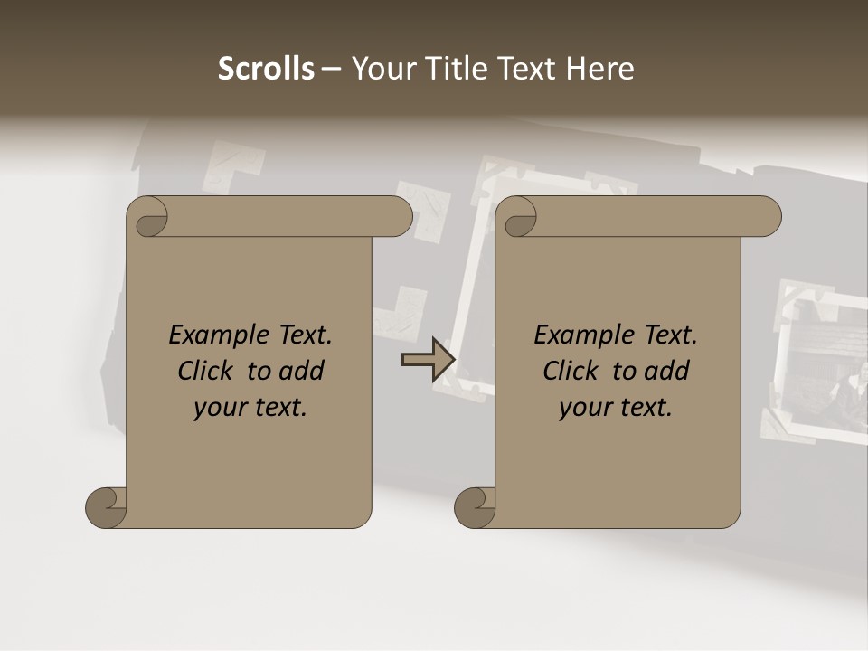 Photo Female Antique PowerPoint Template