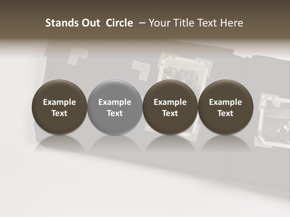 Photo Female Antique PowerPoint Template