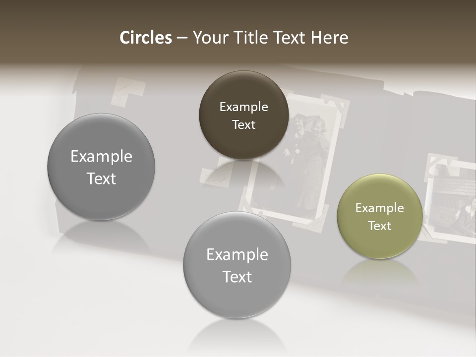 Photo Female Antique PowerPoint Template