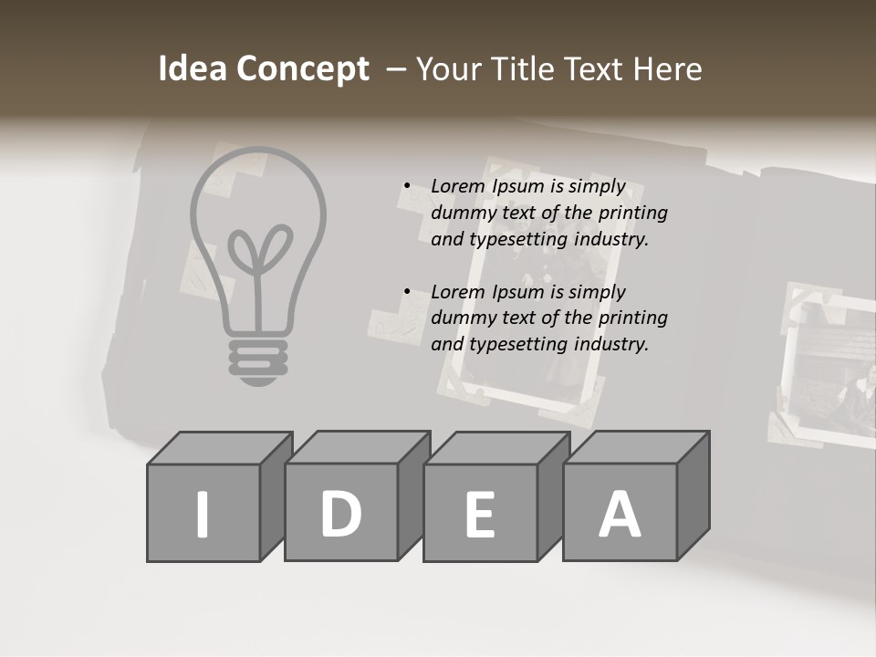 Photo Female Antique PowerPoint Template