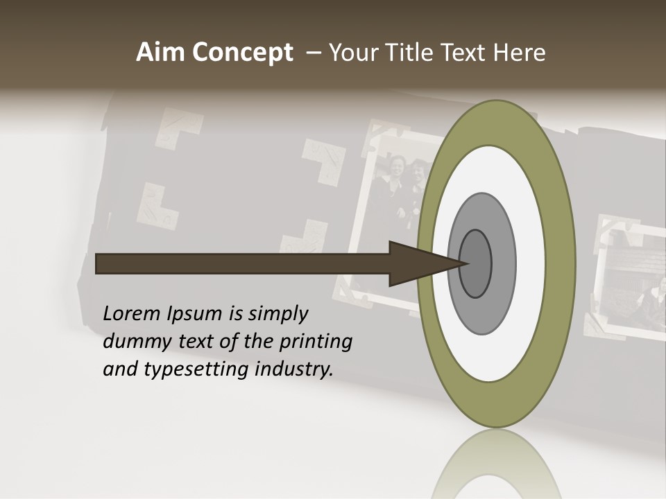 Photo Female Antique PowerPoint Template