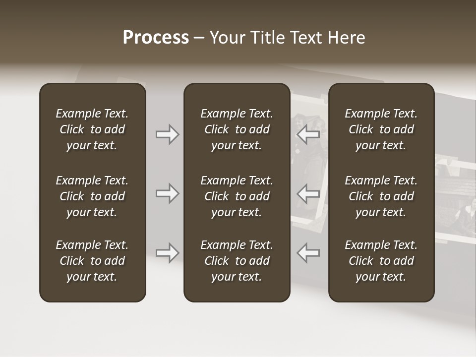 Photo Female Antique PowerPoint Template