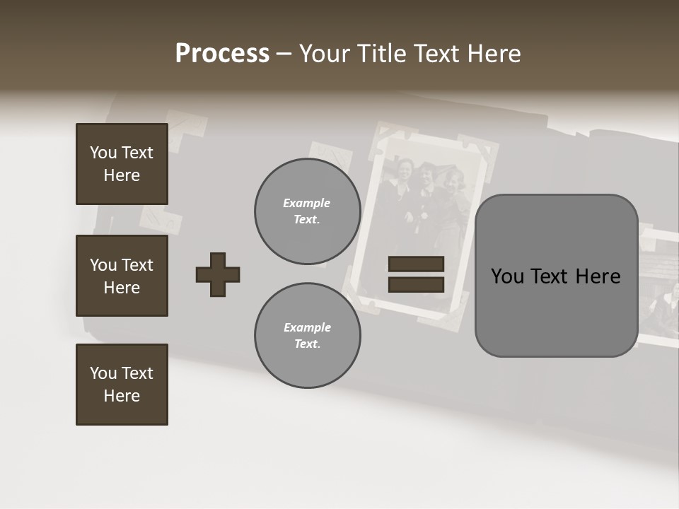 Photo Female Antique PowerPoint Template