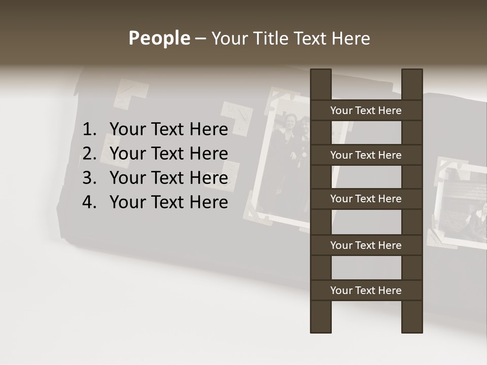 Photo Female Antique PowerPoint Template