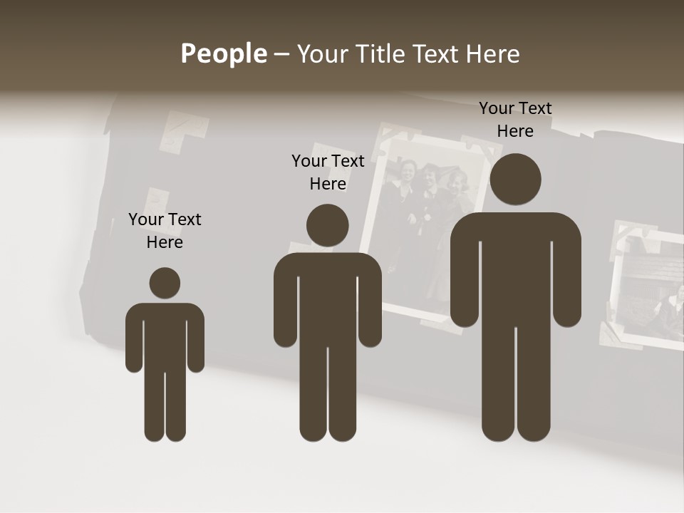 Photo Female Antique PowerPoint Template