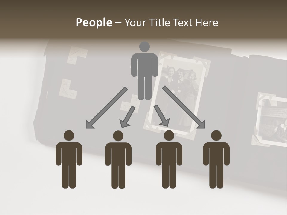Photo Female Antique PowerPoint Template