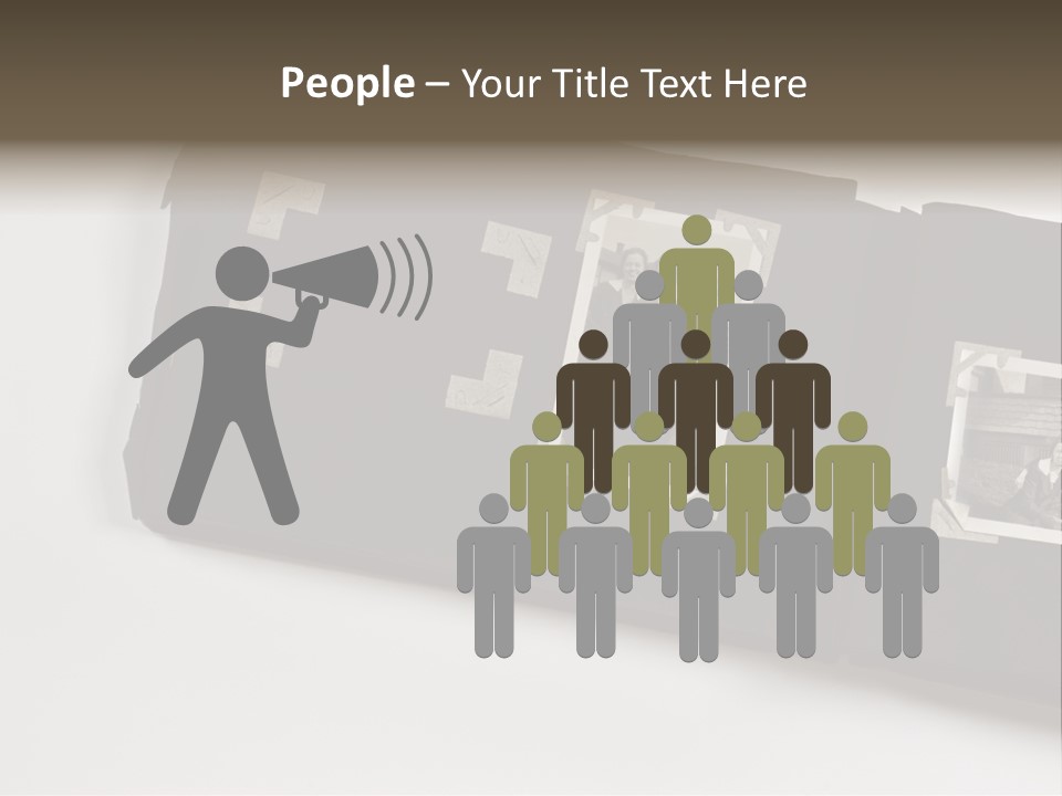 Photo Female Antique PowerPoint Template